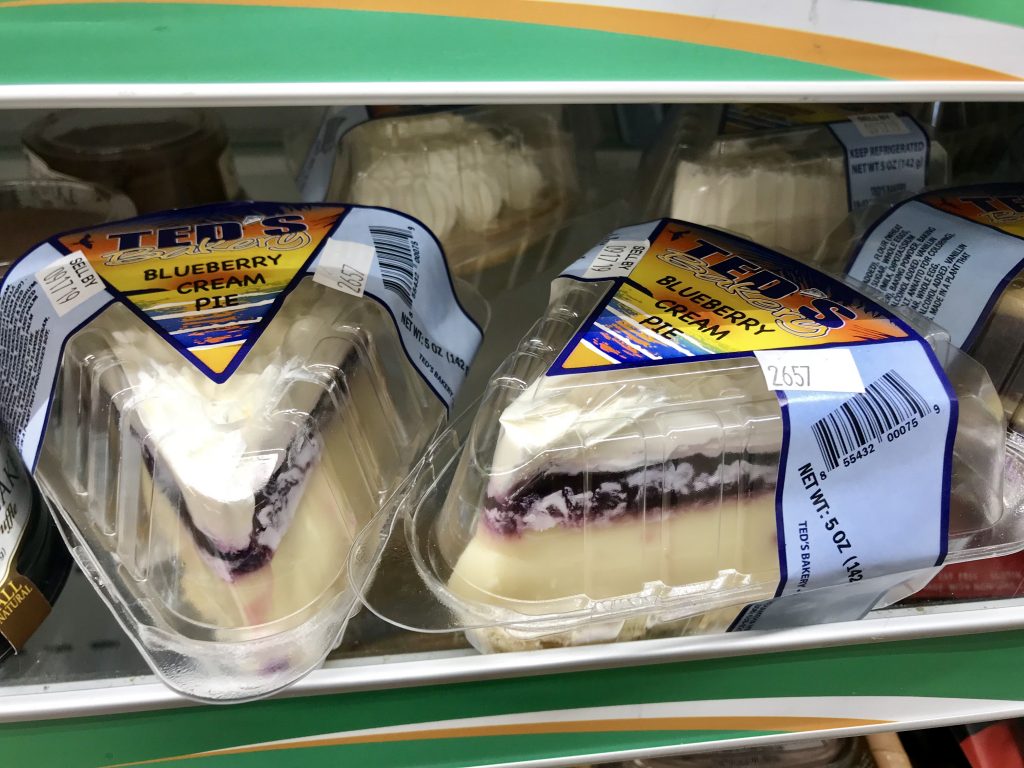 Ted's Bakery pies at Hawaii 7-Elevens